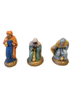 Set 3 Re Magi in terracotta 5 cm 2