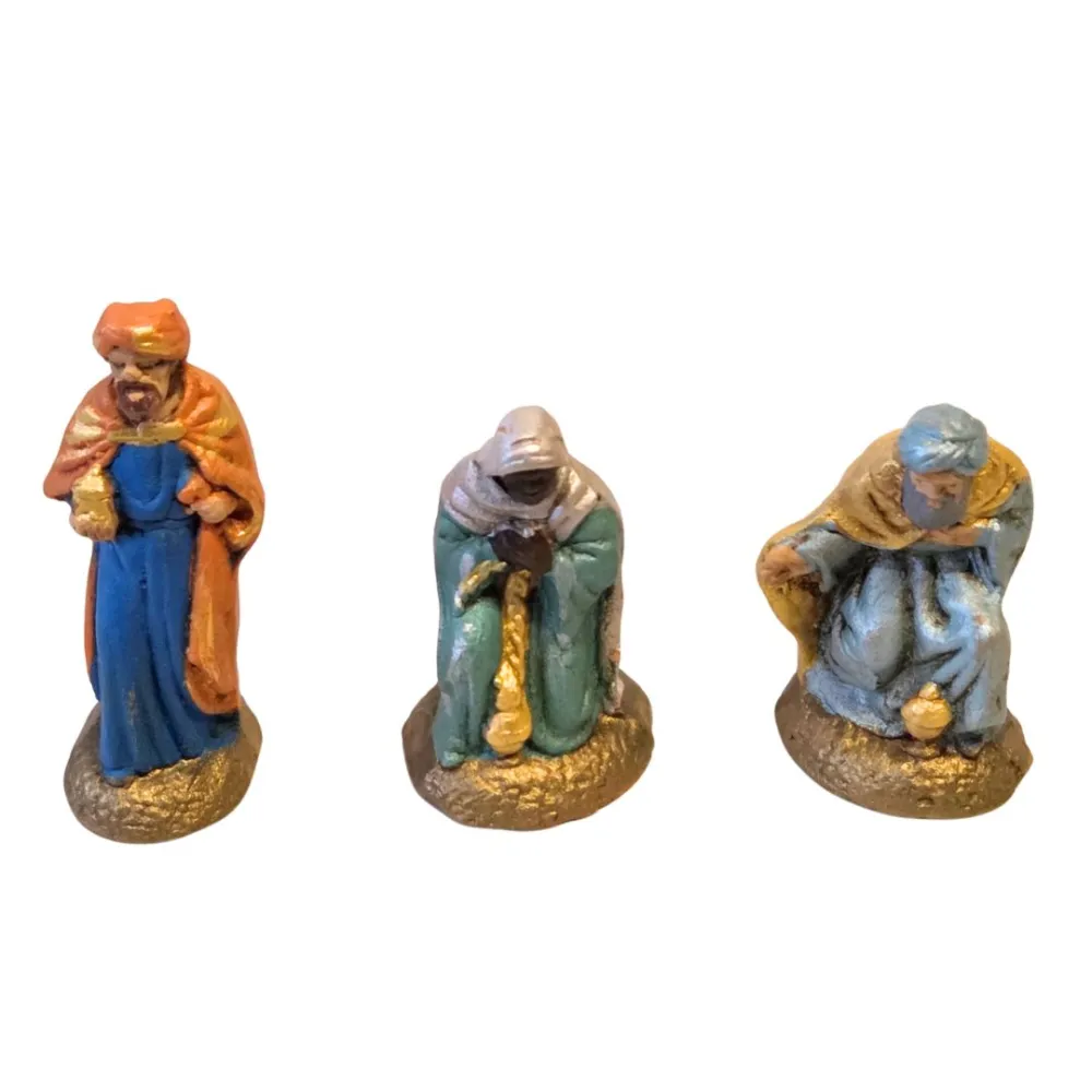 Set of 3 terracotta Wise Men – 5 cm