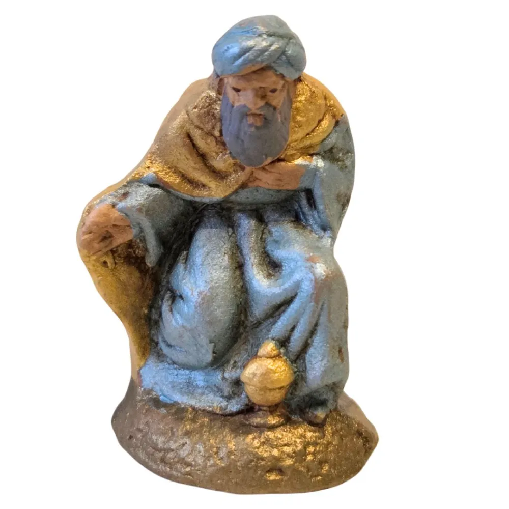 Set 3 Re Magi in terracotta 5 cm