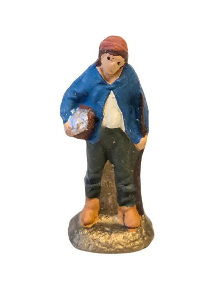 Pescatore in terracotta 5 cm