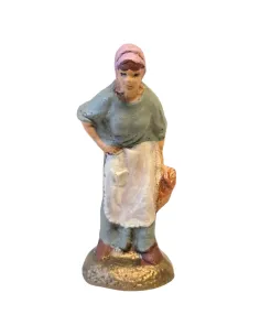 Donna con anfora in terracotta 5 cm