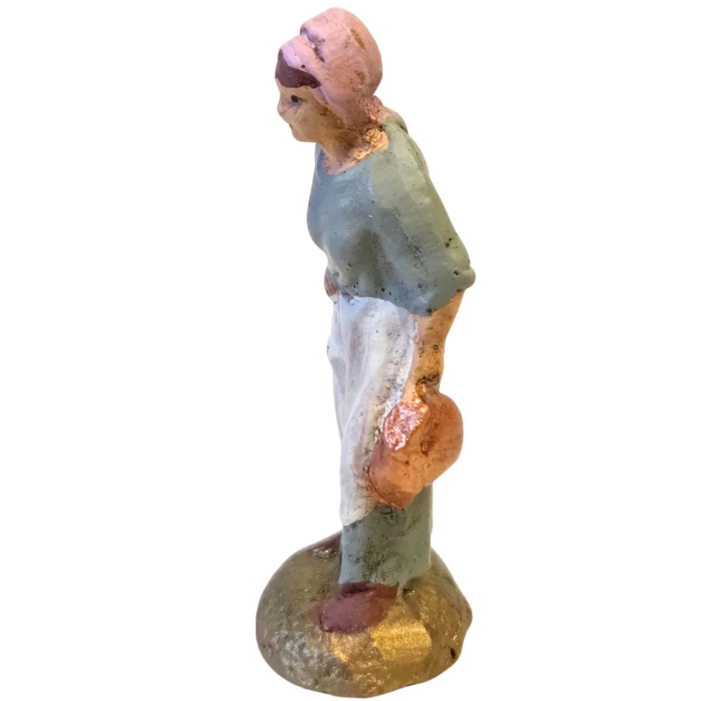 Terracotta woman with amphora – 5 cm