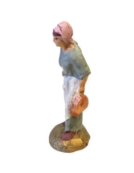 Donna con anfora in terracotta 5 cm