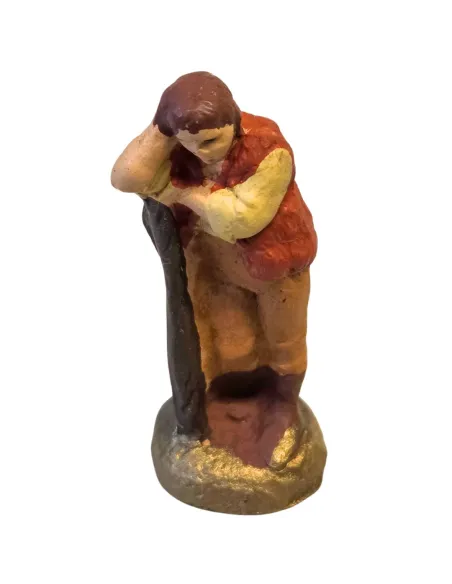 Pastore che riposa in terracotta 5 cm