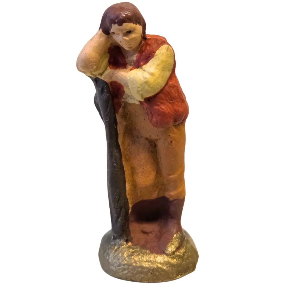 Terracotta resting shepherd – 5 cm