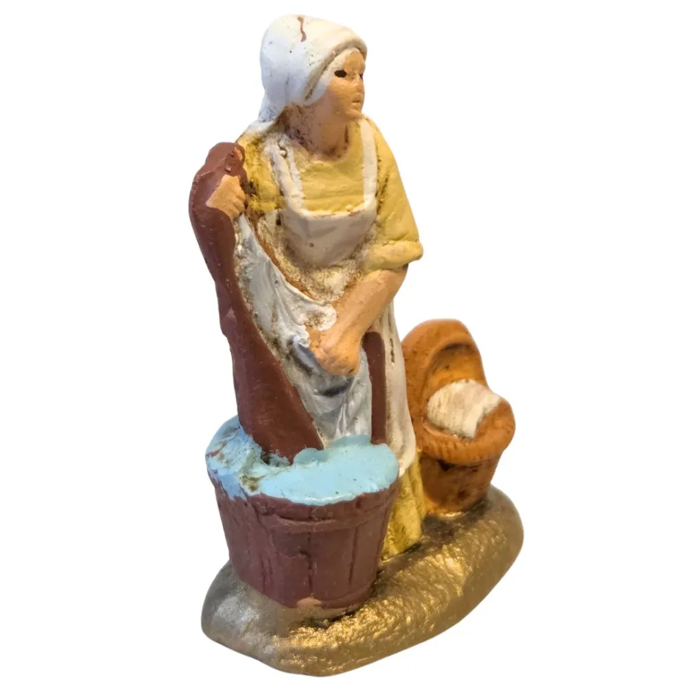 Lavandaia in terracotta 5 cm