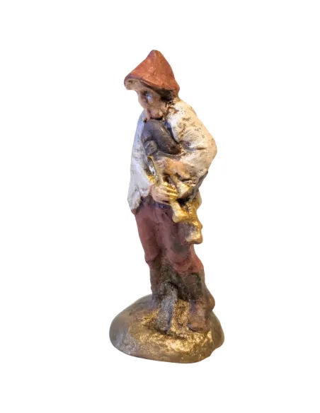 Terracotta bagpiper – 5 cm