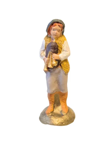 Young terracotta bagpiper – 5 cm