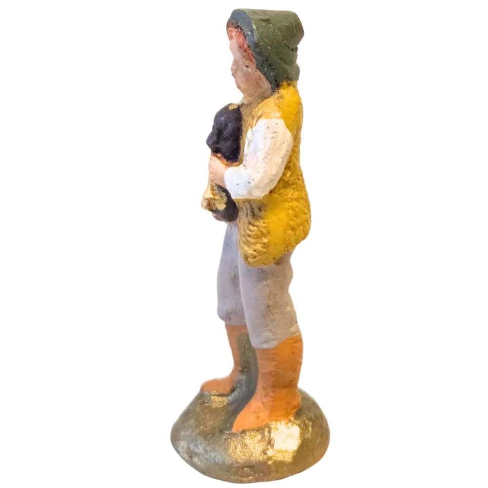 Giovane zampognaro in terracotta 5 cm