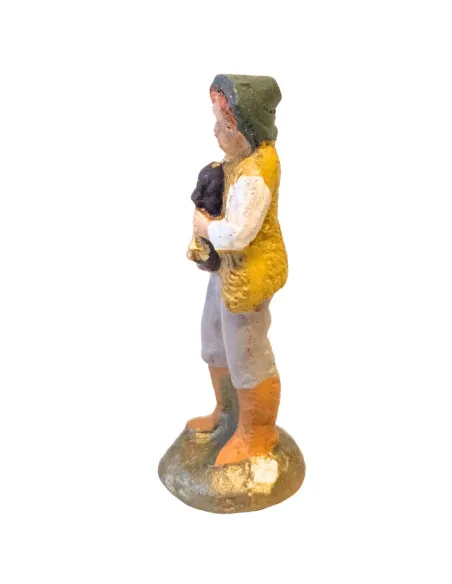 Giovane zampognaro in terracotta 5 cm