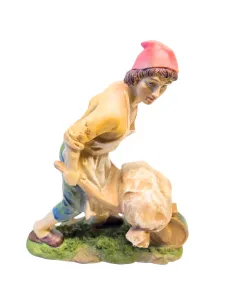 Resin farmer with wheelbarrow – 30 cm 2
