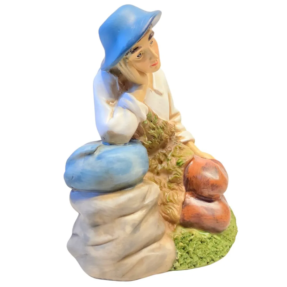 Resin resting shepherd – 30 cm
