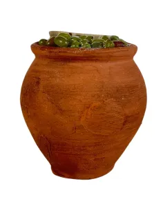 Terracotta Pot with Olives for 30 cm Nativity Figures 2
