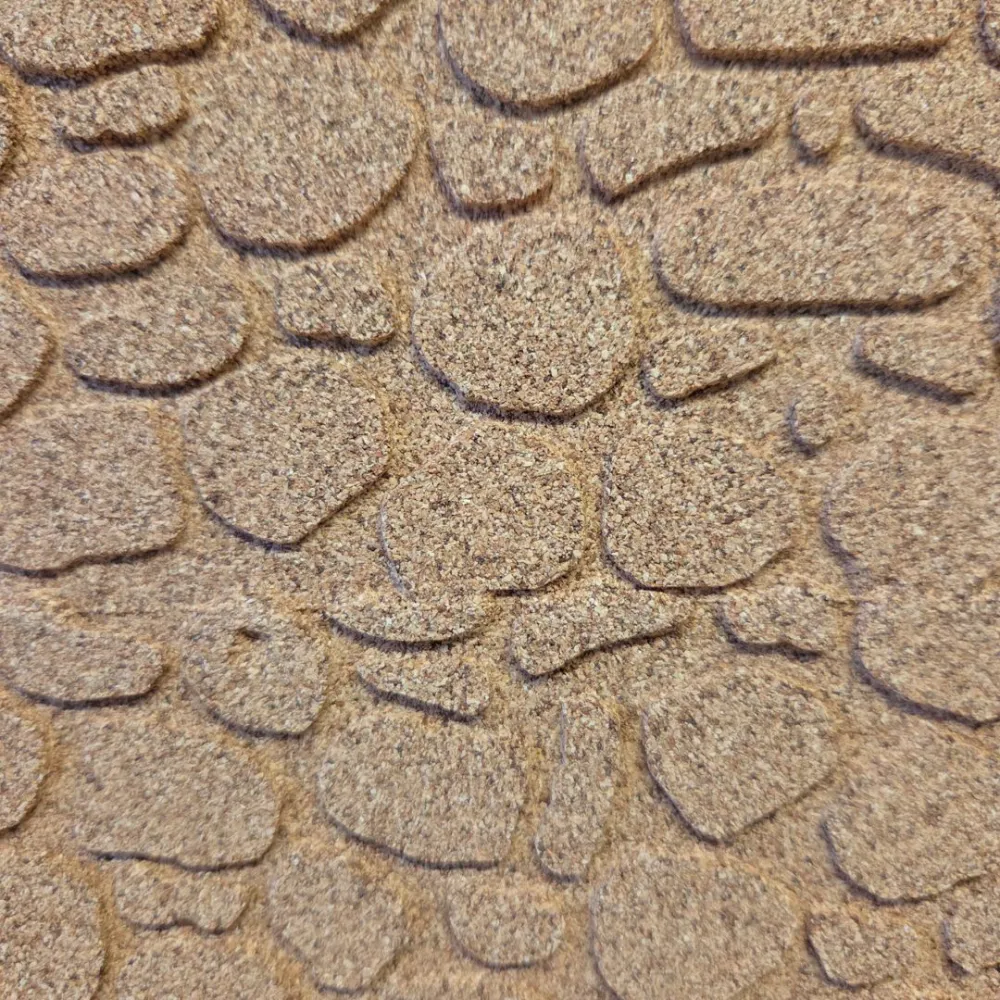Medium stone-effect cork panel – 30×25 cm