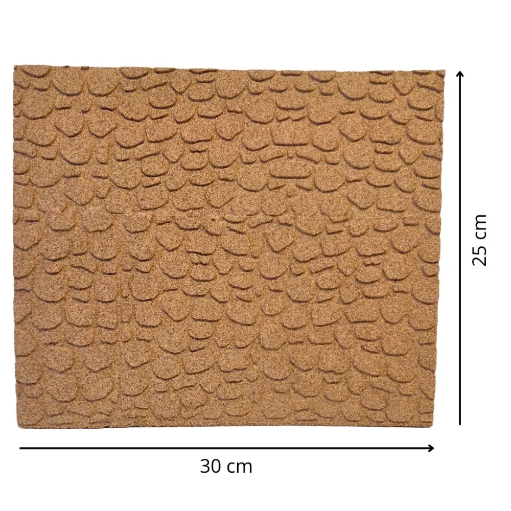 Pannello sughero in pietra media 30x25 cm