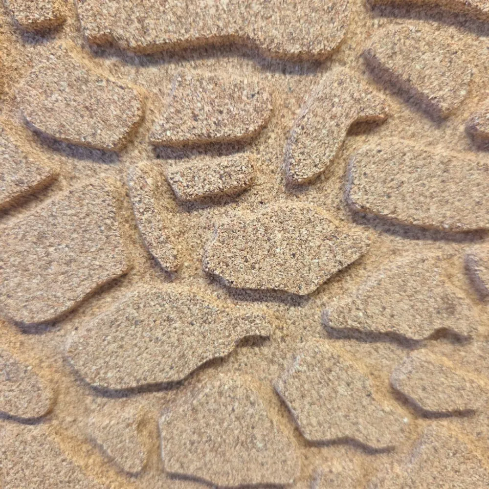 Large stone-effect cork panel – 30×25 cm