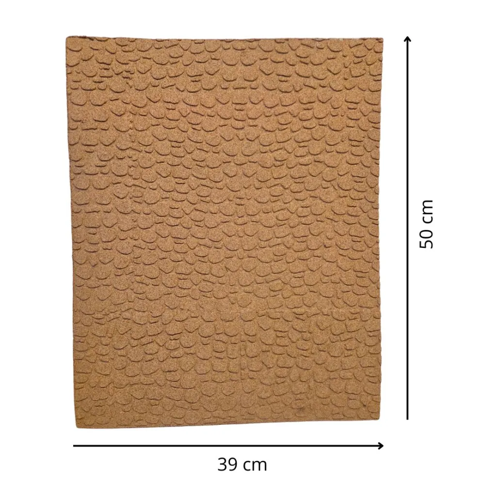 Medium stone-effect cork panel – 50×39 cm