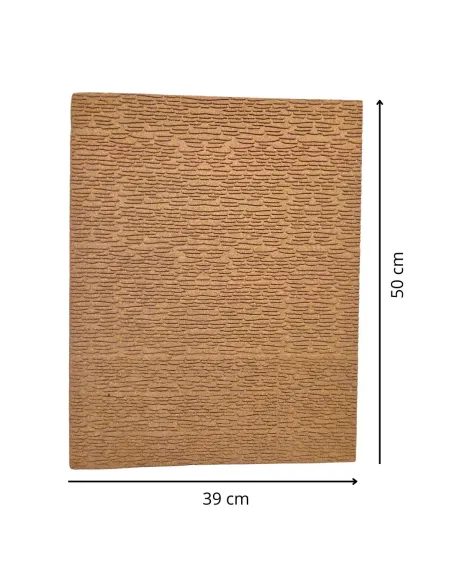 Pannello sughero effetto mattoni irregolari 50x39 cm