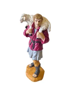 Pastore con pecora sulle spalle Oliver 15 cm 2