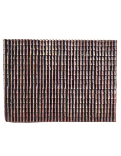 Fine Plastic Small Roof Tile-Effect Panel, Brown Shaded – 33×24 cm 2