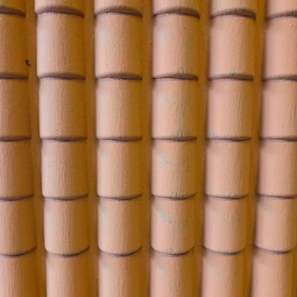 Tetto in plastica rigida color terracotta tegola grande 49x35 cm