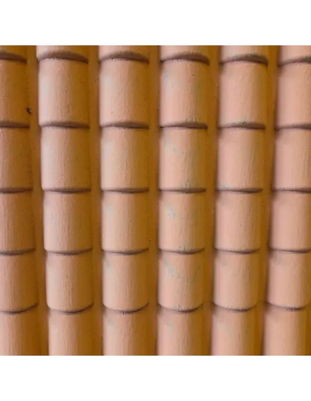 Tetto in plastica rigida color terracotta tegola grande 49x35 cm