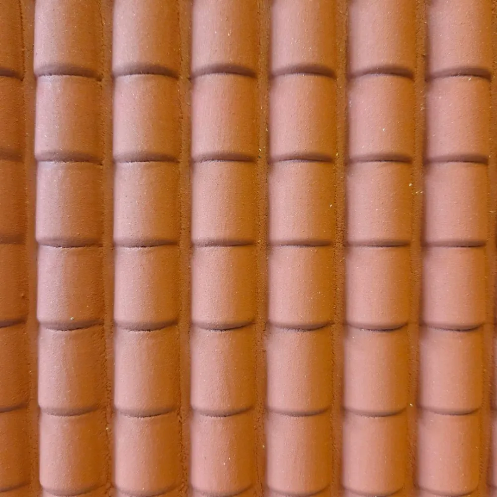 Tetto rosso in plastica rigida tegola grande 49x35 cm