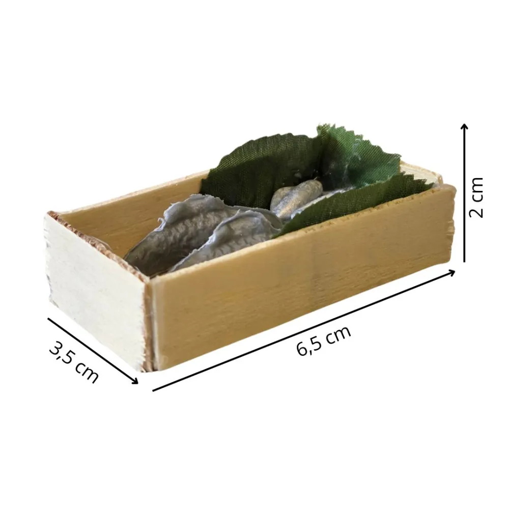 Wooden Fish Crate for 25–30 cm Nativity Figures