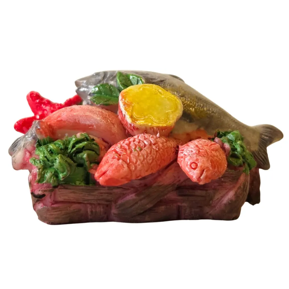 Resin Fish Crate for 25–30 cm Nativity Figures