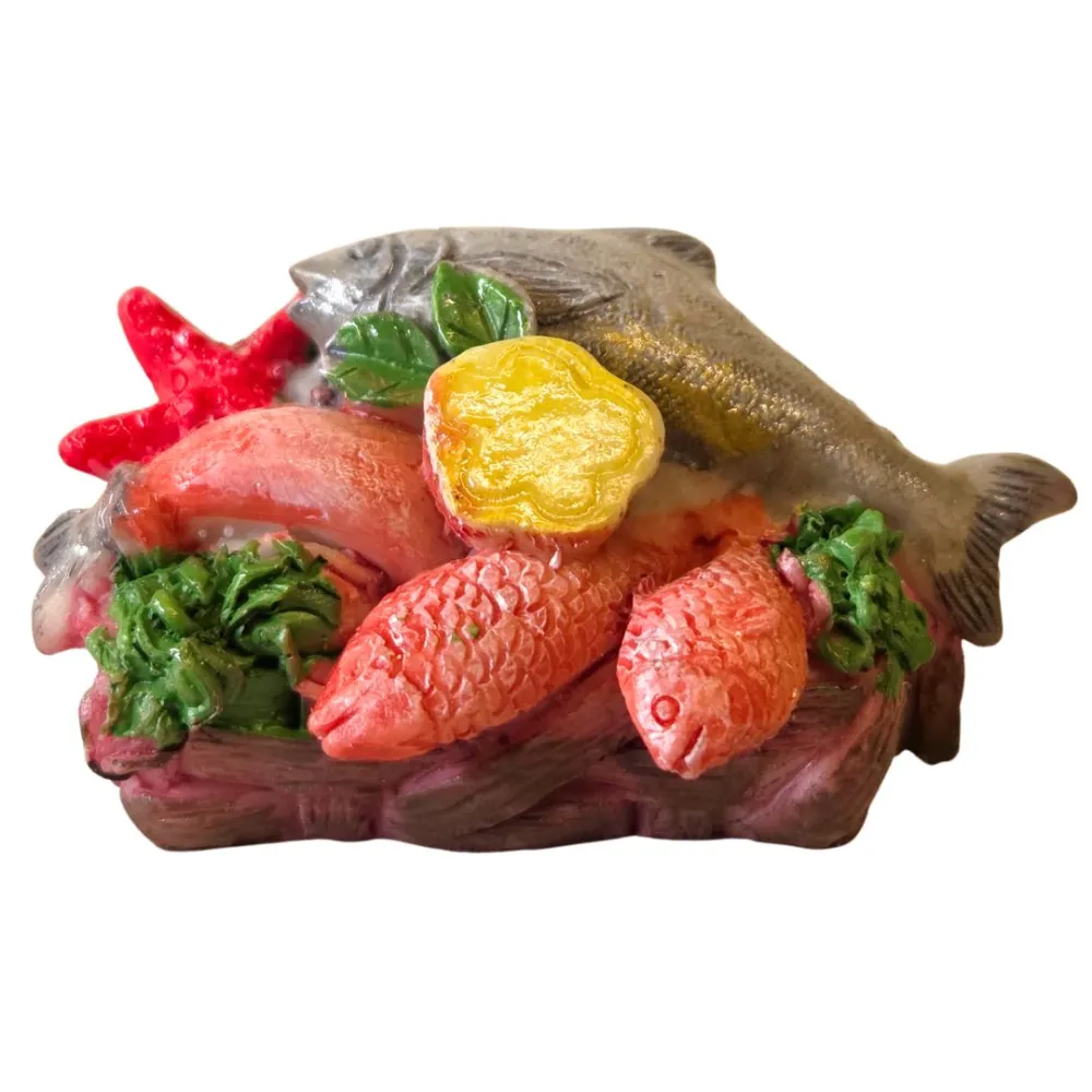 Resin Fish Crate for 25–30 cm Nativity Figures