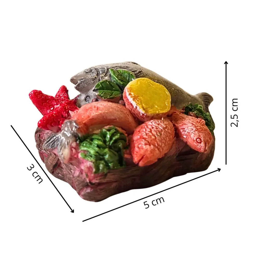 Resin Fish Crate for 25–30 cm Nativity Figures