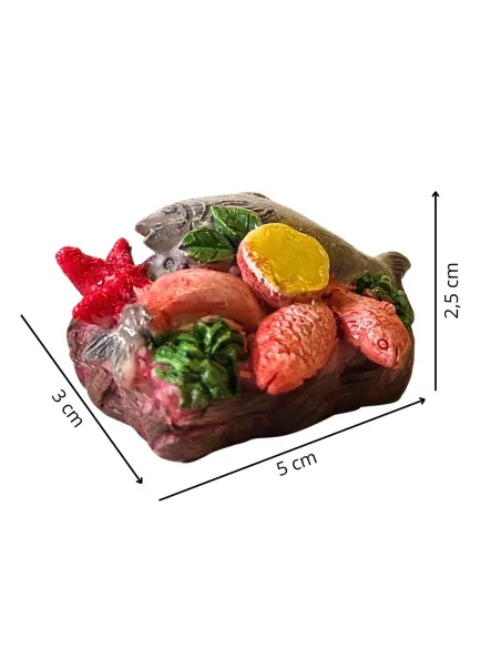 Resin Fish Crate for 25–30 cm Nativity Figures
