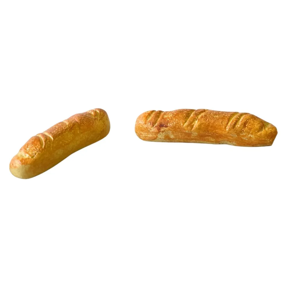 2-Piece Resin Bread Loaf Set for 25–30 cm Nativity Figures