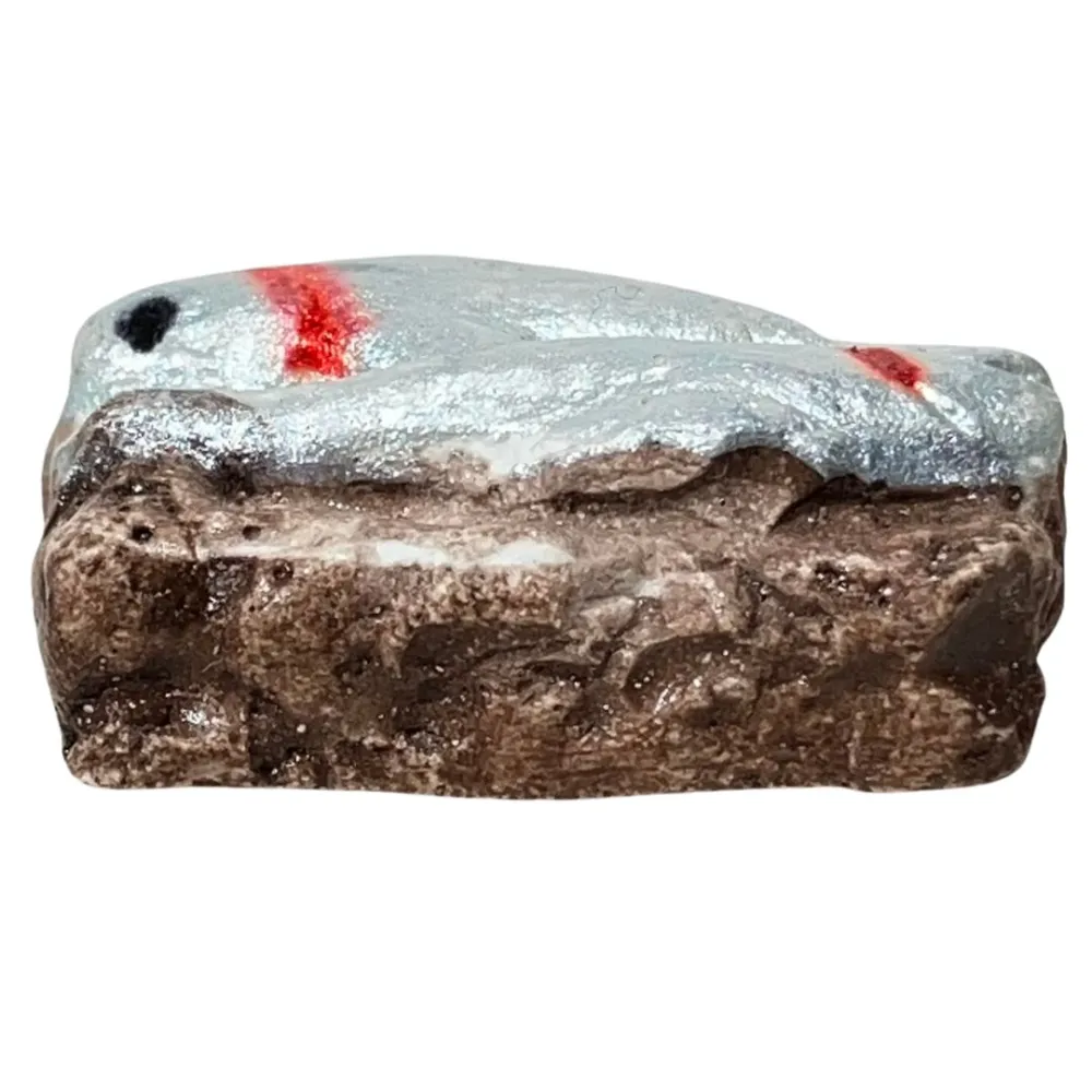 Plaster Crate with Two Fish for 8–10 cm Nativity Figures