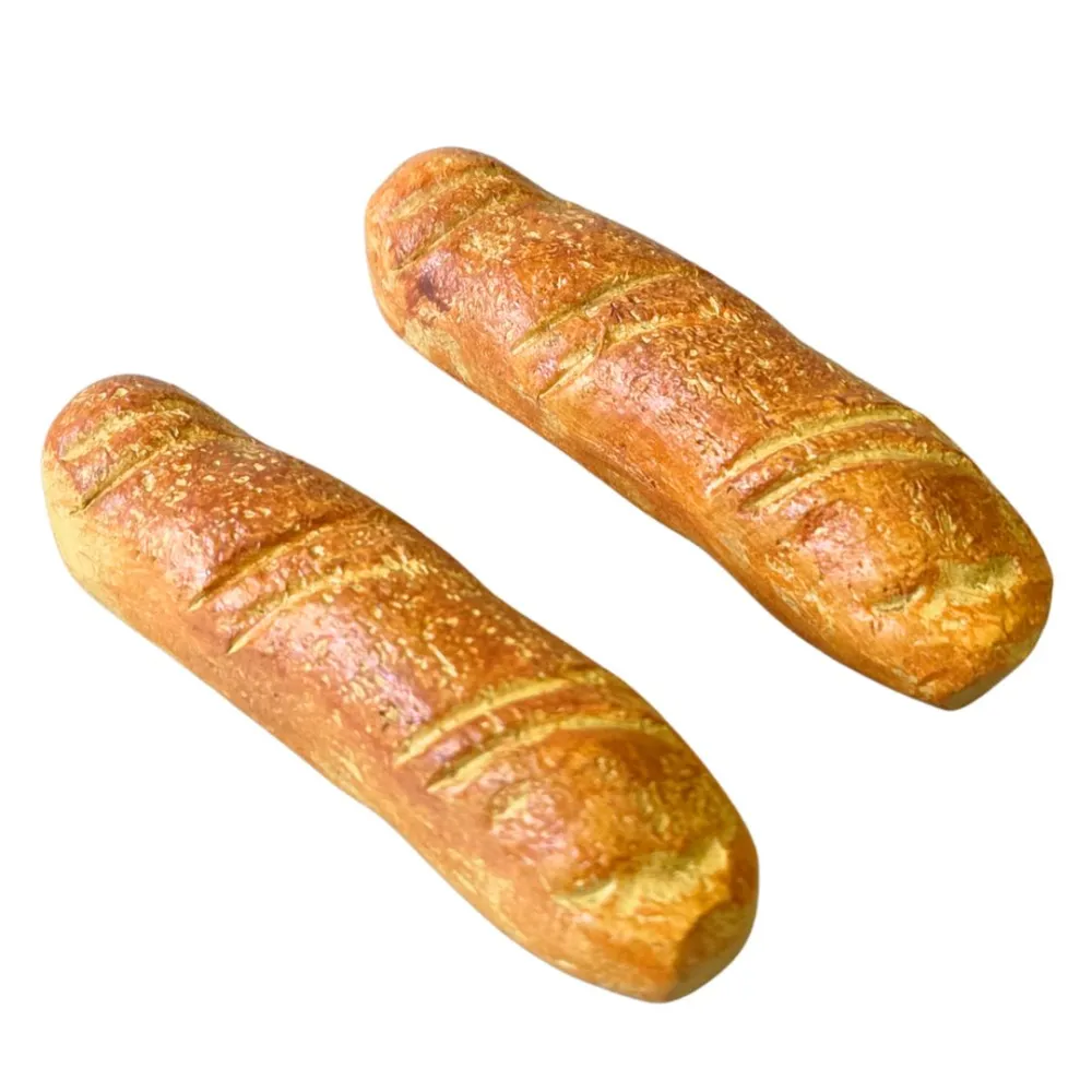 2-Piece Resin Bread Loaf Set for 25–30 cm Nativity Figures