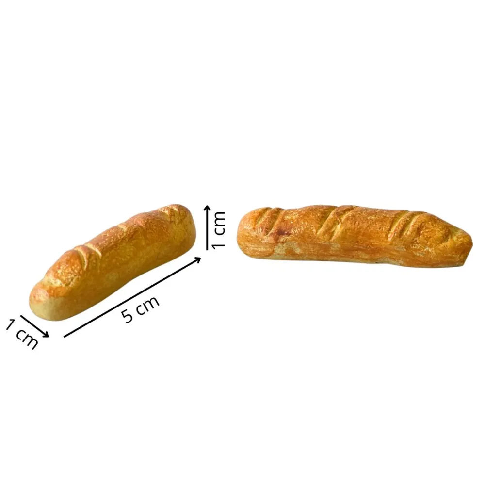 2-Piece Resin Bread Loaf Set for 25–30 cm Nativity Figures