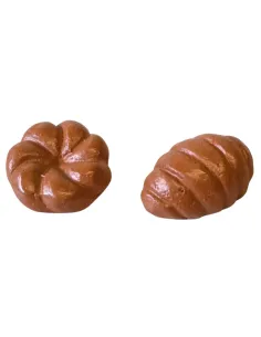 Set of 2 resin bread pieces for 12–15 cm Nativity Figures