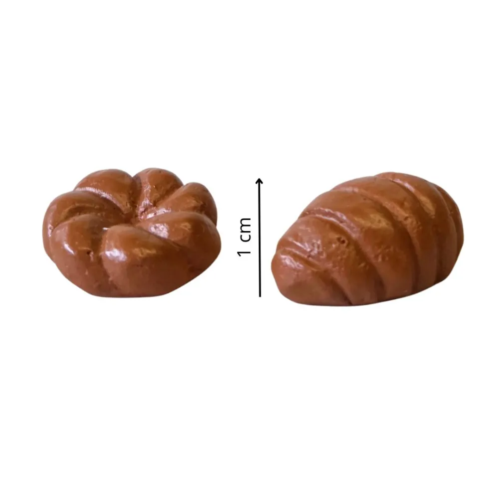 2-Piece Resin Bread Set for 12–15 cm Nativity Figures