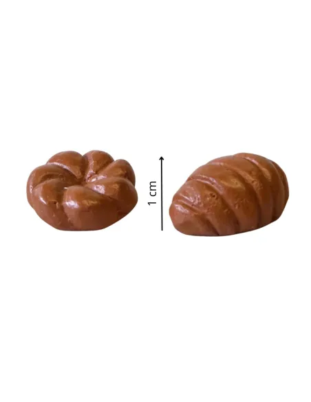 2-Piece Resin Bread Set for 12–15 cm Nativity Figures