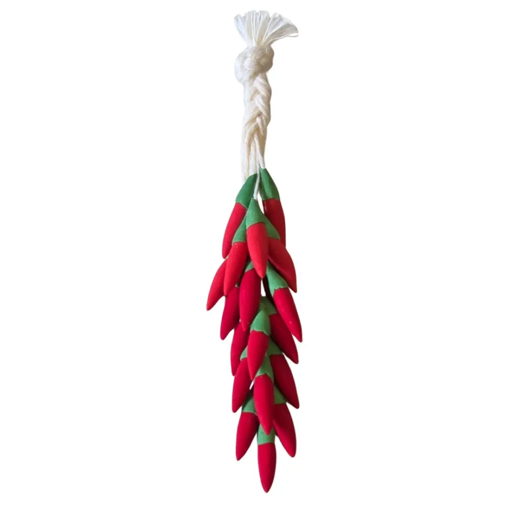 Treccia peperoncino per statue da 25-30 cm