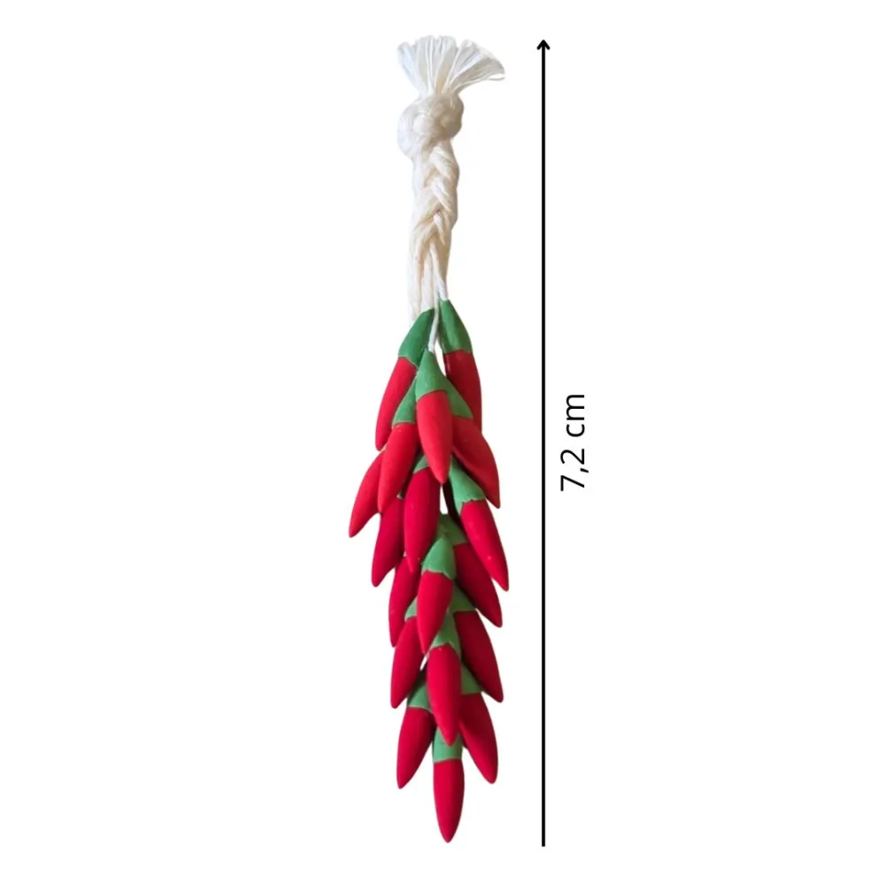 Treccia peperoncino per statue da 25-30 cm