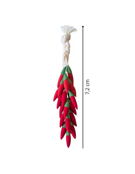 Treccia peperoncino per statue da 25-30 cm