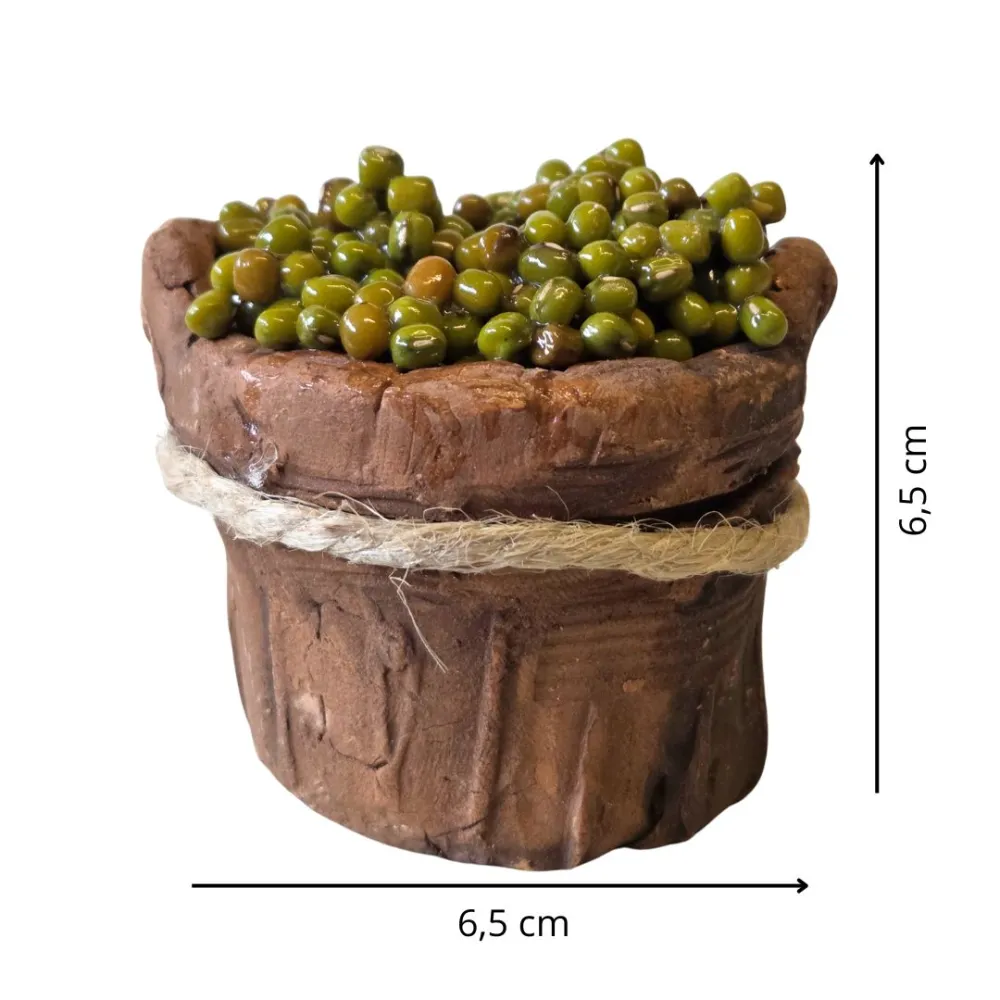 Terracotta Tub with Olives for 30 cm Nativity Figures