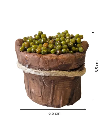 Terracotta Tub with Olives for 30 cm Nativity Figures