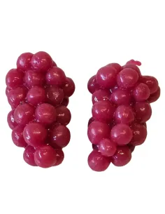 Set of 2 Black PVC Grape Bunches for 25–30 cm Nativity Figures