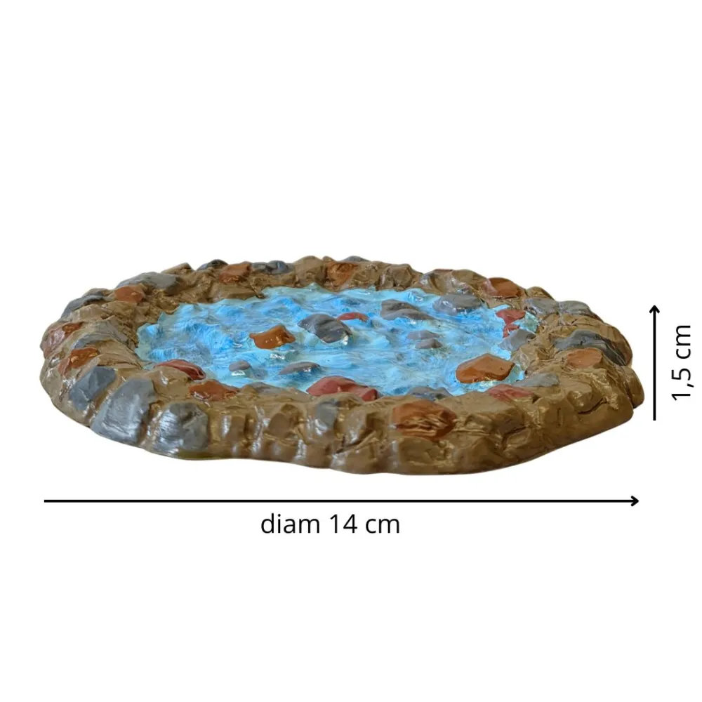 Resin Pond for 8–10 cm Nativity Figures