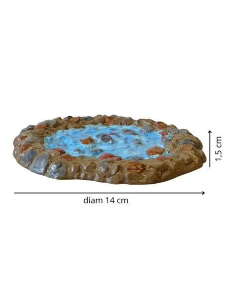 Resin Pond for 8–10 cm Nativity Figures