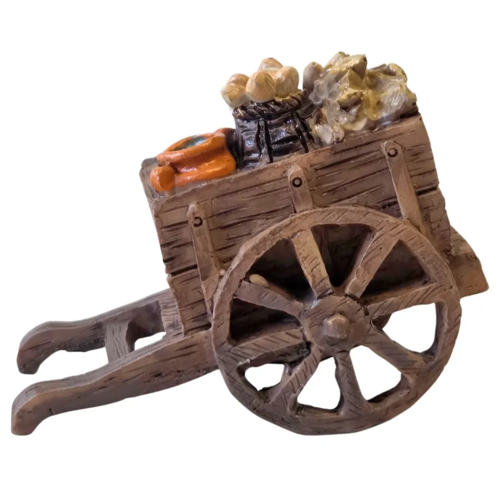 Resin Goods Cart for 8–10 cm Nativity Figures