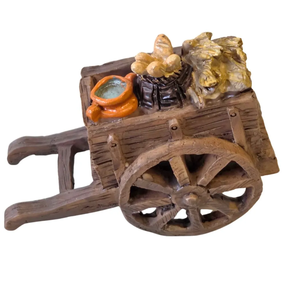Resin Goods Cart for 8–10 cm Nativity Figures