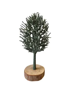 Green PVC Tree for 12–15 cm Nativity Figures